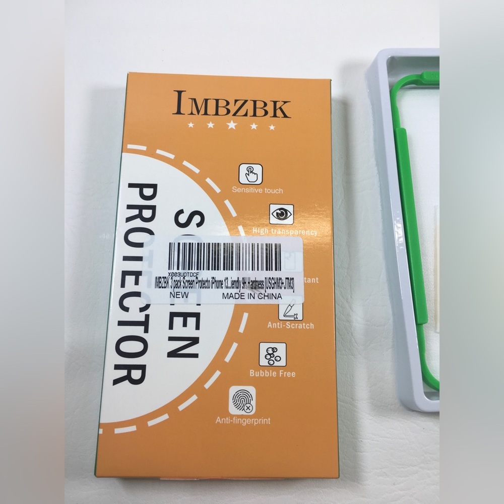 IMBZBK iPhone 13 2 Screen and 3 Camera Lens Protector Anti-Scratch, Bubble-Free